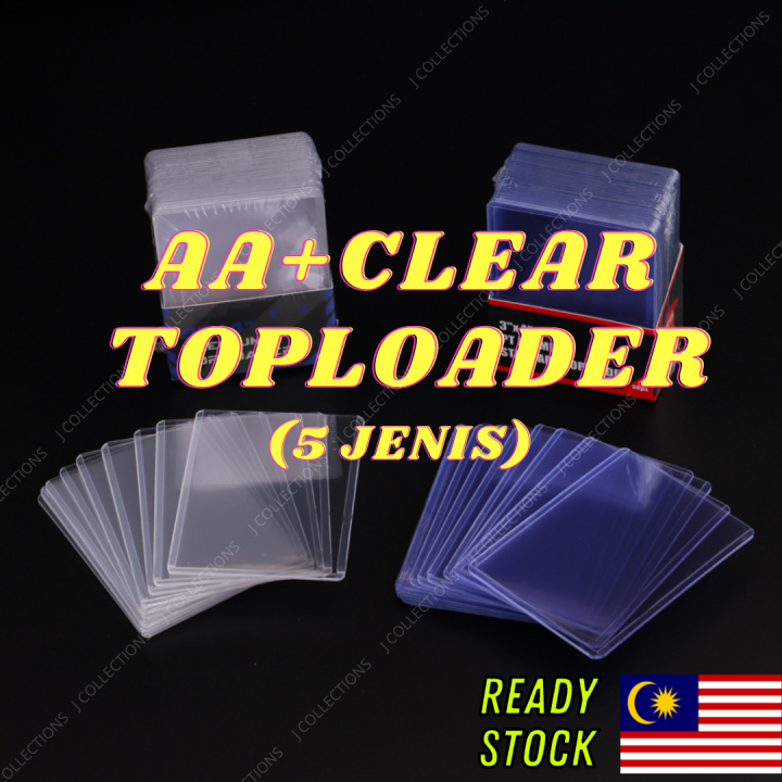TOPLOADERS Photocards Sleeve Sticker Top Loader Ultra Pro HD Clear