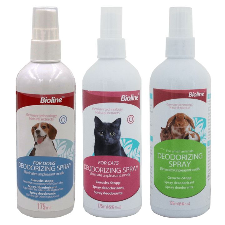 Bioline Deodorizing Spray for Dogs, Cats & Small Animals 175ml Lazada PH