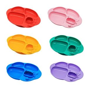 MARCUS & MARCUS Yummy Dips Suction Divided Plate - For 18MONTHS babies and above