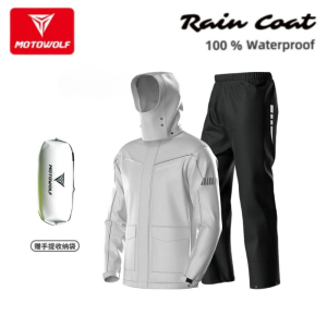 Jas Ujan Mantel Motowolf Raincoat Waterproof Original Premium