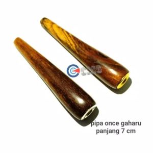 Pipa once kayu gaharu asli kalimantan 7cm