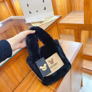 Tas Top Handle Wanita Import Bahan Fur Tas Fashion Cewek Lucu Imut Tas Selempang Cewek Slingbag Cewek 207163 0716