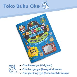 Buku Anak Mewarnai Usia Dini Tema Benda Sekitar Bonus Stiker dan Sertifikat