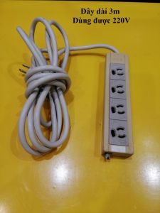 Ổ cắm nội địa Nhật dây dài 3m 4 ổ cắm (mã 37)