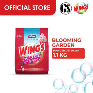 Wings Total Care With Fabcon Blooming Garden Powder 1100g