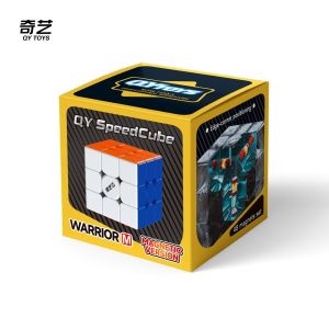 QiYi Warrior M 3x3 Magnetic Cube Super smooth Professional Warrior M UV 3x3x3 Puzzle Toys Speed Cube