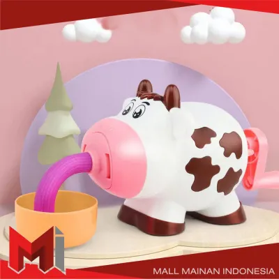 MallMainan-M281 Mainan Edukasi Anak Plastisin Bentuk Sapi Cow Dream Clay / Maenan Set Lilin Tanah Liat Toys Kids