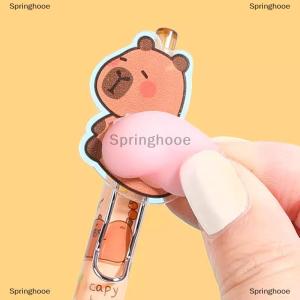 [COD] Springhooe Cartoon Capybara Butt Pressing Neutral Pen Funny Writing Pens Quick-Drying Writing Smooth Kawaii Pens Aesthetic Stationery