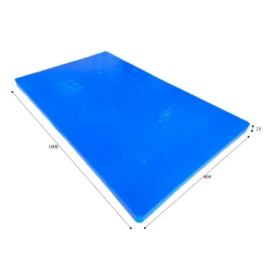Pallet không chân 600×1000mm( mặt bít và mặt hở)