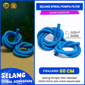 SELANG SPIRAL POMPA FILTER 60 CM | AQUARIUM AQUASCAPE AKUARIUM
