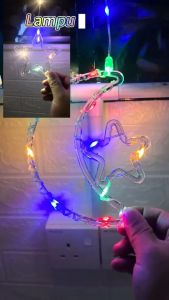 3Color 5M Hari Raya Lights 11Modes LED Lampu Raya Fairy lights Outdoor/Indoor Curtain hari Raya Decoration lights