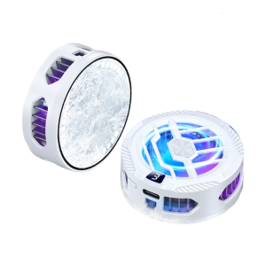 Magnetic Adsorption Cellphone Coolers Cellphone RadiatorLarge Heat Dissipation Area LED Light Cooling Fan