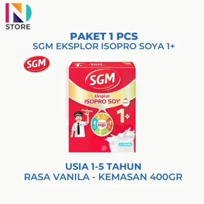 SGM Eksplor ISOPRO Soya 1+ Rasa Madu/Vanila Kemasan 400GR/700GR Paket 1 Pcs