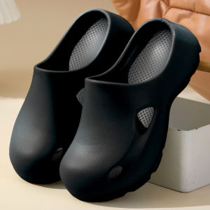 WomenS Summer Outdoor Closed-Toe Clogs Cute Thick-Soled Non-Slip Versatile Nurse Slippers Operating Room Anti-Puncture Shoes