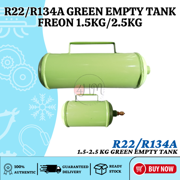 FOURHMC HIGH QUALITY R22/R134A GREEN EMPTY TANK FREON FOR REFRIGERANT 1