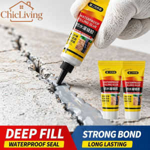ChicLiving Caulking Glue Cement Waterproof Leak Repair for Walls Floors and Roads Crack Filler