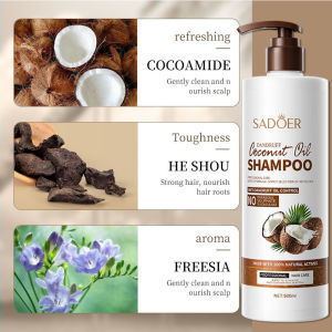 500ML Anti Dandruff Shampoo Coconut Oil Shampoo for Scalp Itching Oil Control Hair Treatment