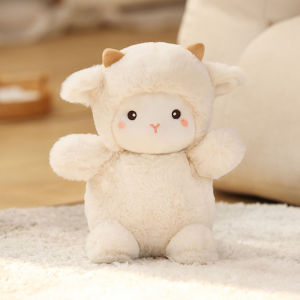 Super Cute Polk Sheep Plush Toy Doll Ins Style Doll Fluffy Sheep Plushie Doll Kids Birthday Gift
