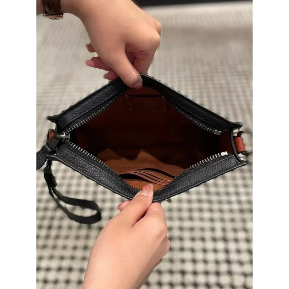 Coach CC087 CC088 Hitch Convertible crossbody with hybrid pouch in