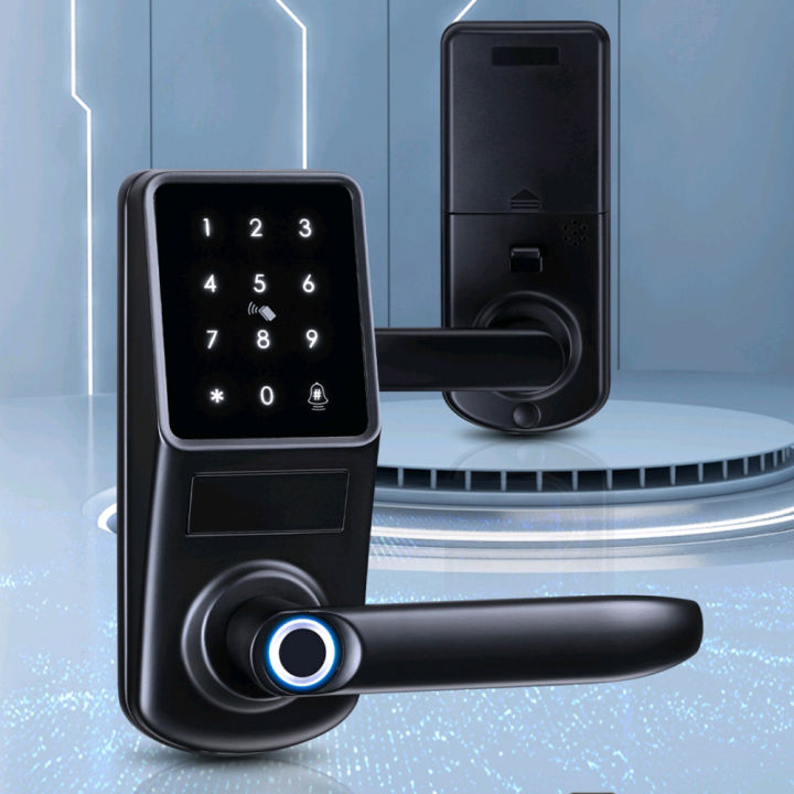 Zemismart Smart Tuya Wifi Fingerprint Smart Lock with Doorbell