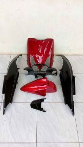 Cover Body Full Halus Yamaha Mio GT 115 Merah Hitam