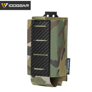 IDOGEAR Small Steel Scorpion  556 Single Tactical Pouch MOLLE Utility Pouch Waist Belt Tool Bag High Elasticity