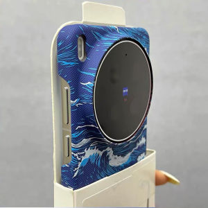 Frameless Tide Kevlar Carbon Fiber Sea Wave Pattern Magnetic Case For VIVO X300 X200 Ultra Plus For Magsafe Armor PC Slim Cover