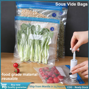 Sous Vide Bags Vacuum Sealer Bags Reusable Vacuum Food Storage Bags for Food Saver BPA Free Vac Storage Bags