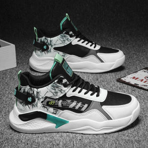 2024 Casual Sneakers Shoes For Men Breathable Korean School Basketball Shoes For Men Students Mens Sport Running Shoes