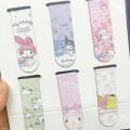 6 ชิ้น/เซ็ต Sanrio ที่คั่นหน้าแม่เหล็ก Mymelody Kuromi Cinnamoroll รูปแบบการ์ตูนน่ารัก Page Marker โรงเรียนเครื่องเขียน Office Supply วันเกิดของขวัญ. 