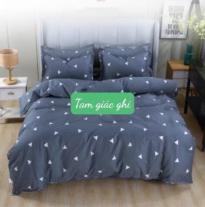 Ga trải giường 1m/1m2 gồm 1 ga chun vỏ gối nằm bộ ga gối kí túc xá bệnh viện 1m/1m2 Mẫu GẤU X.O