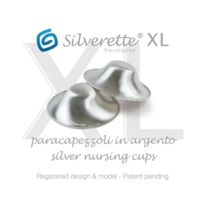 Silverette Silver Nursing Cups XL
