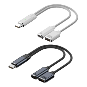 Quality Type C to USB OTG Adapter Cable USB C Splitter Provides Audios Output for Smartphones Tablets Other Electronics