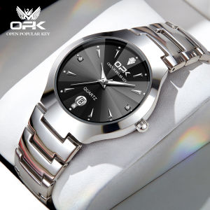 OPK Men Casual Watches Waterproof 2024 New Original Luminous Quartz Stainless Steel Strap Calendar With Box Watch For Mens