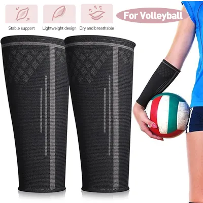1 Pair Volleyball Arm Compression Sleeves For Outdoor Sports Forearm Sleeve Sports Safety Sports Accessories