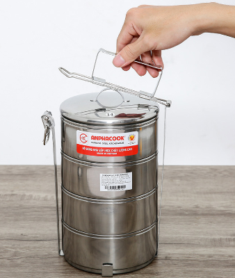 [INOX - 3 NGĂN] Cặp lồng/Cà mèn loại 2 - 3 ngăn - Camen giữ nhiệt - cà ...