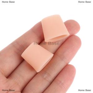 [COD] Home Base 2 cái lốc Silicone gel ngón chân Nhỏ Ống Ngô vỉ Pinkie Bảo Vệ Gel bunion ngón tay ngón tay bảo vệ Gel tay áo