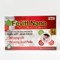 Viên uống bổ máu Fevitt Nano bổ sung Sắt hữu cơ, Acid Folic, giảm tình trạng thiếu máu, thiếu sắt - 30 viên. 