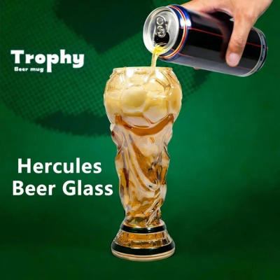 2026 FlFA  World Cup Trophy Fifa Beer Glass Iridescent Bar Football Decor Mug