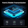 UGREEN กล่องใส่ HDD 10Gbps Dual Protocol M.2 NVME and SATA SSD Case USB C 3.2 Gen2 Compatible with M.2 M-Key(NVME)/M&B-Key(SATA) Model: 90408. 
