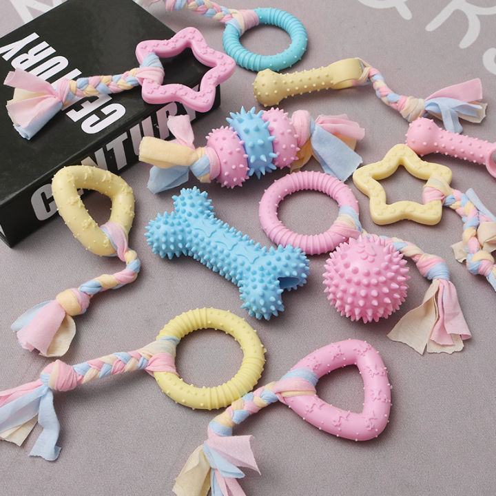 Dog chew toys puppy bite teething toys Resistant to Bite Bone Molar ...