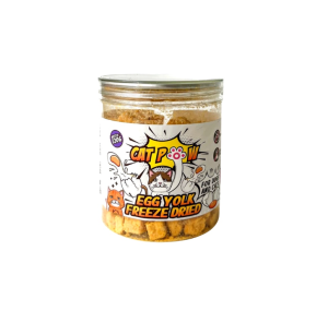 CATPOW Freeze Dried Pet Snack Egg Yolk Kuning Telur Kering Snack Kering Anjing Kucing 100 Gram