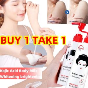 HUOLE 【BUY 1 TAKE 1】 Body Lotion Kojic Acid Anti Aging Smoothing Moisturizing Lightening Improve Skin Body Cream Suitable For All Skin Body Care 250g