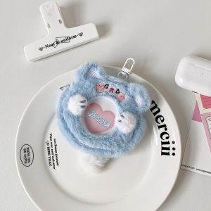 FDGFGG Animal Transparent Badge Itabag Anime Badge Holder Cat Card Holder Keychain Kawaii Soft Badge Display Pendant Display