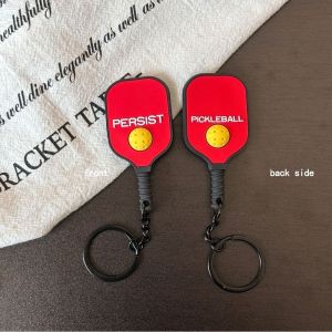 OWNNEW Detachable Pickleball Paddle Keychain with Buckle Dopamine Fitness Series Pendant Fashion Pickleball Racket Pendant Bag Accessories