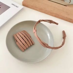 ที่คาดผมกันลื่นสำหรับผู้หญิงที่รัดผมแบบพกพาพับได้ที่คาดผมโฟมล้างหน้าเกาหลีเดินทางของเด็กผู้หญิงอุปกรณ์เสริมหมวกคลุมหัว