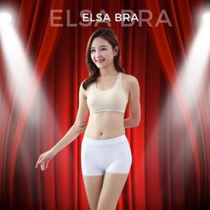 Quần mặc váy ELSA BRA quần đùi mặc trong váy ở nhà màu trắng da đen chât liệu cotton viên ren cao cấp
