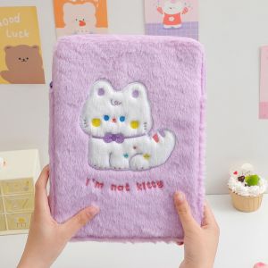 Xiaomi Pad 5 MiPad 5 Pro Tas Tablet Cute Soft Sleeve Case Korean Pouch Clutch Model Smooth Zipper Soft Material Handbag