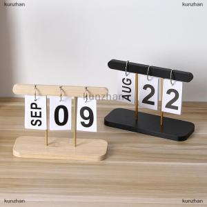 [COD] kunzhan Page Turning Calendar Ornaments Office Desk Decor For Decorations Paper Teacher Stuff Accessories Date Display Desktop