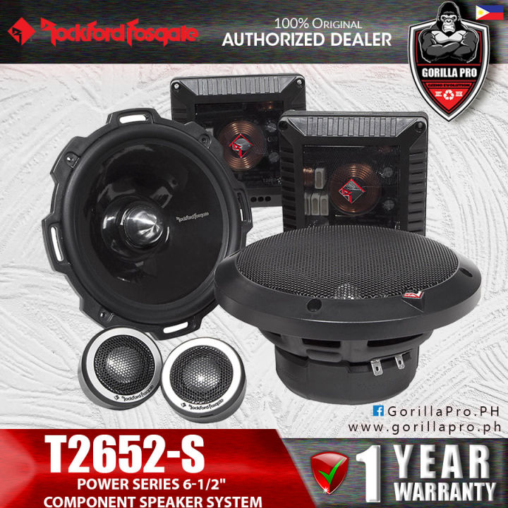 Rockford Fosgate T2652S T2 Power 6. 5Inch Component Speaker System